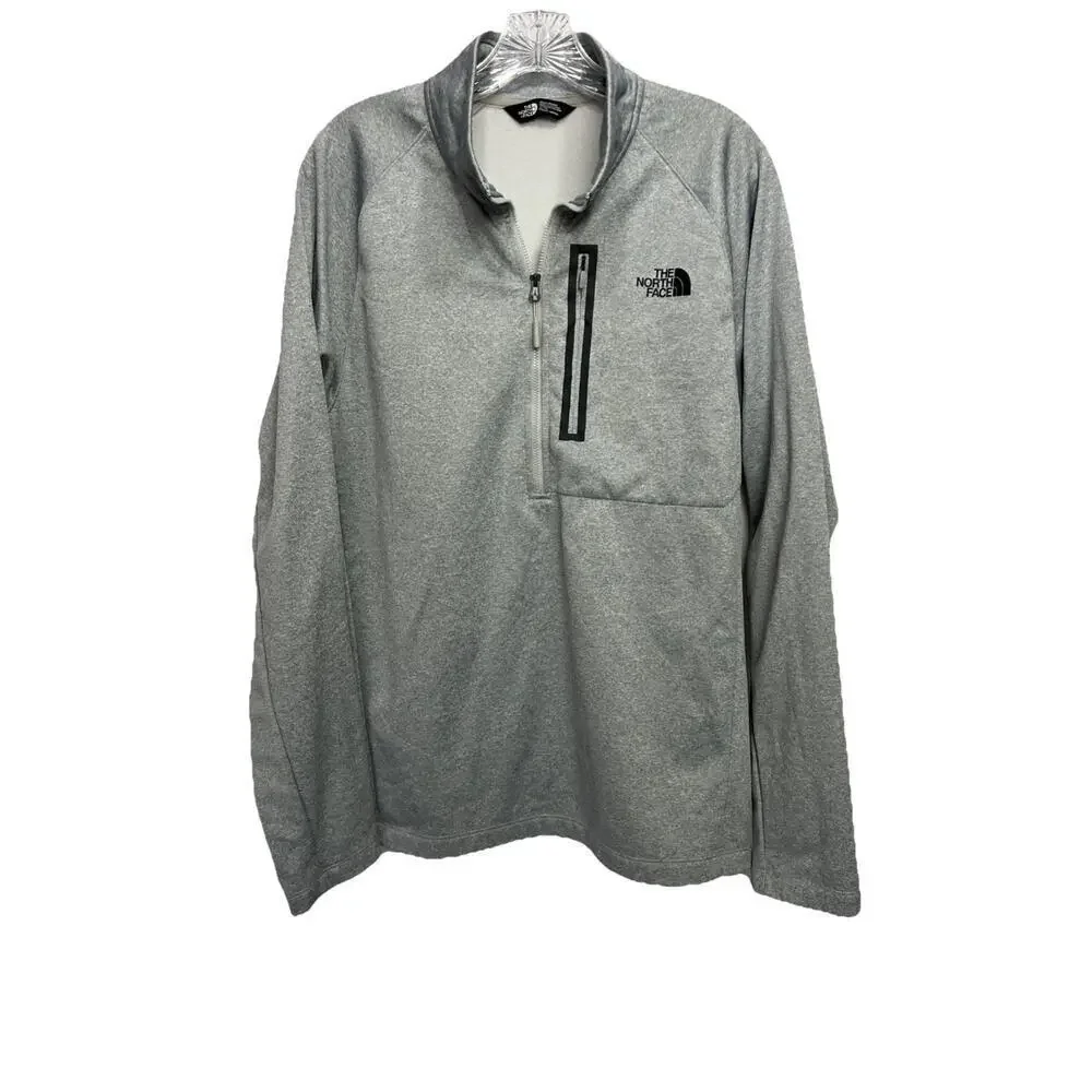 The North Face Canyonlands 1/2 Zip Pullover Mens XL Gray Pullover Fleece